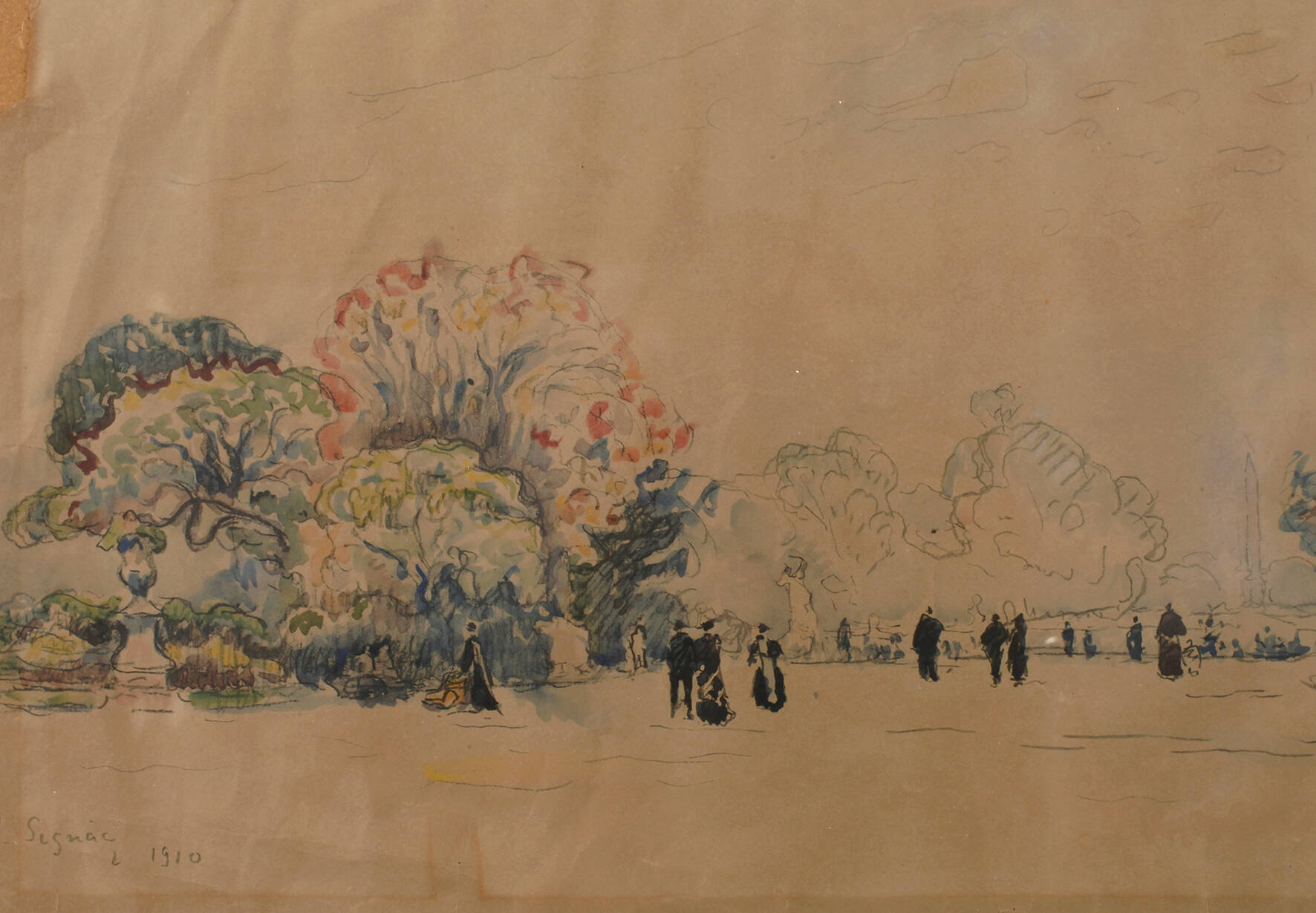 Paul Signac, Im Park