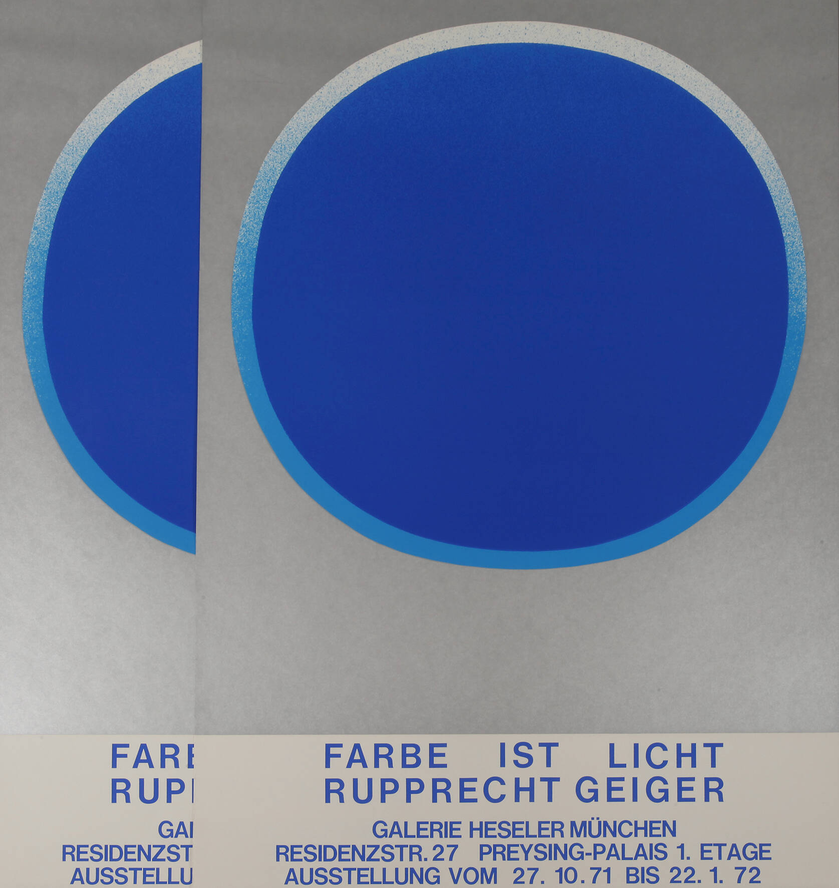 Rupprecht Geiger, Paar originalgrafische Plakate
