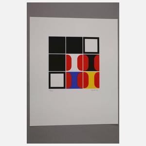 Heinz Kreutz, geometrische Komposition