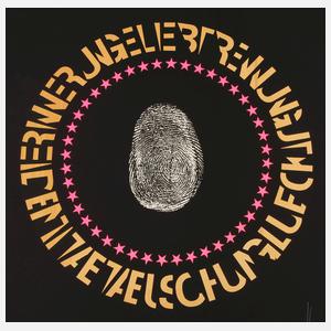 Ferdinand Kriwet, Fingerabdruck