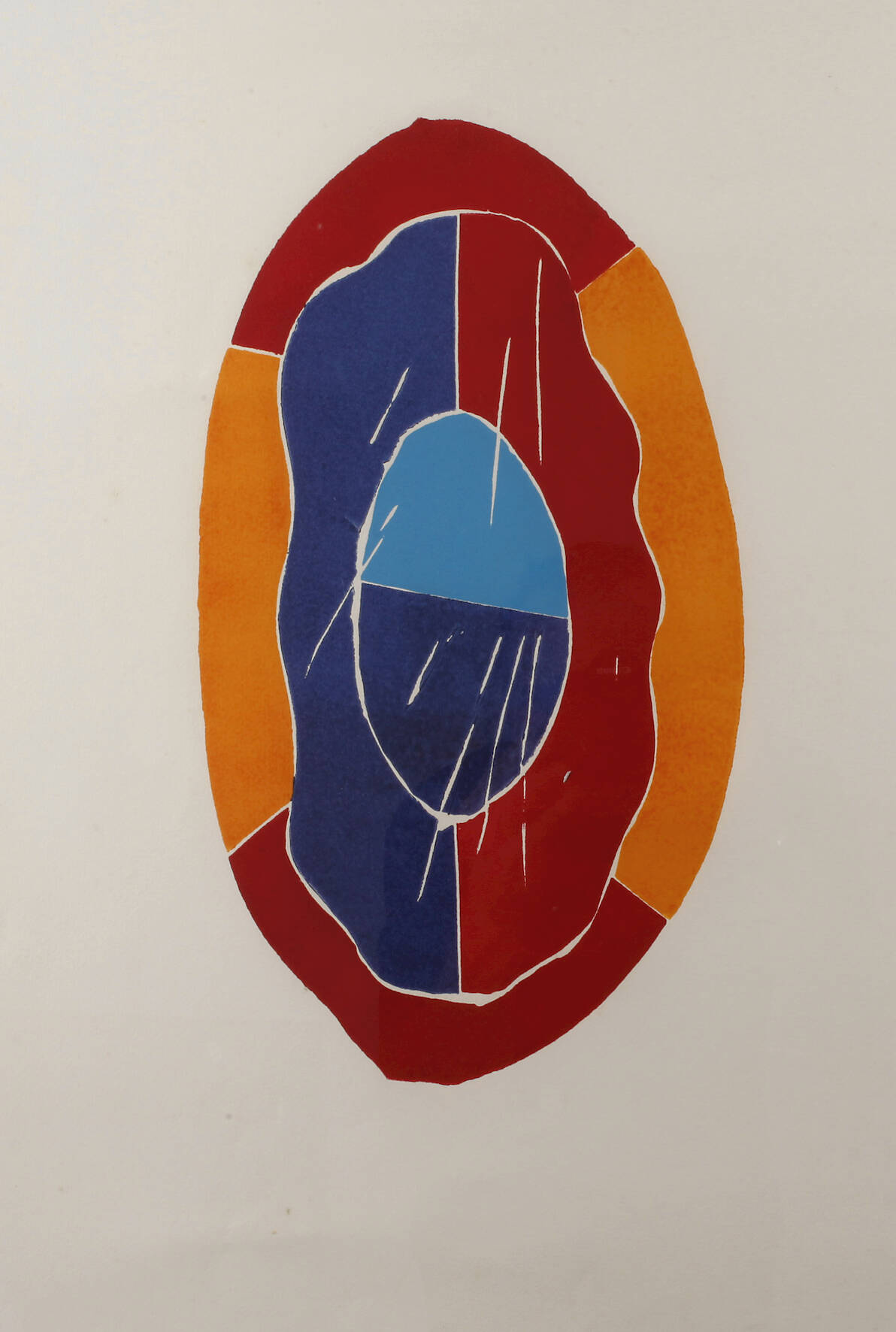 Prof. Norbert Prangenberg, Ovale Komposition