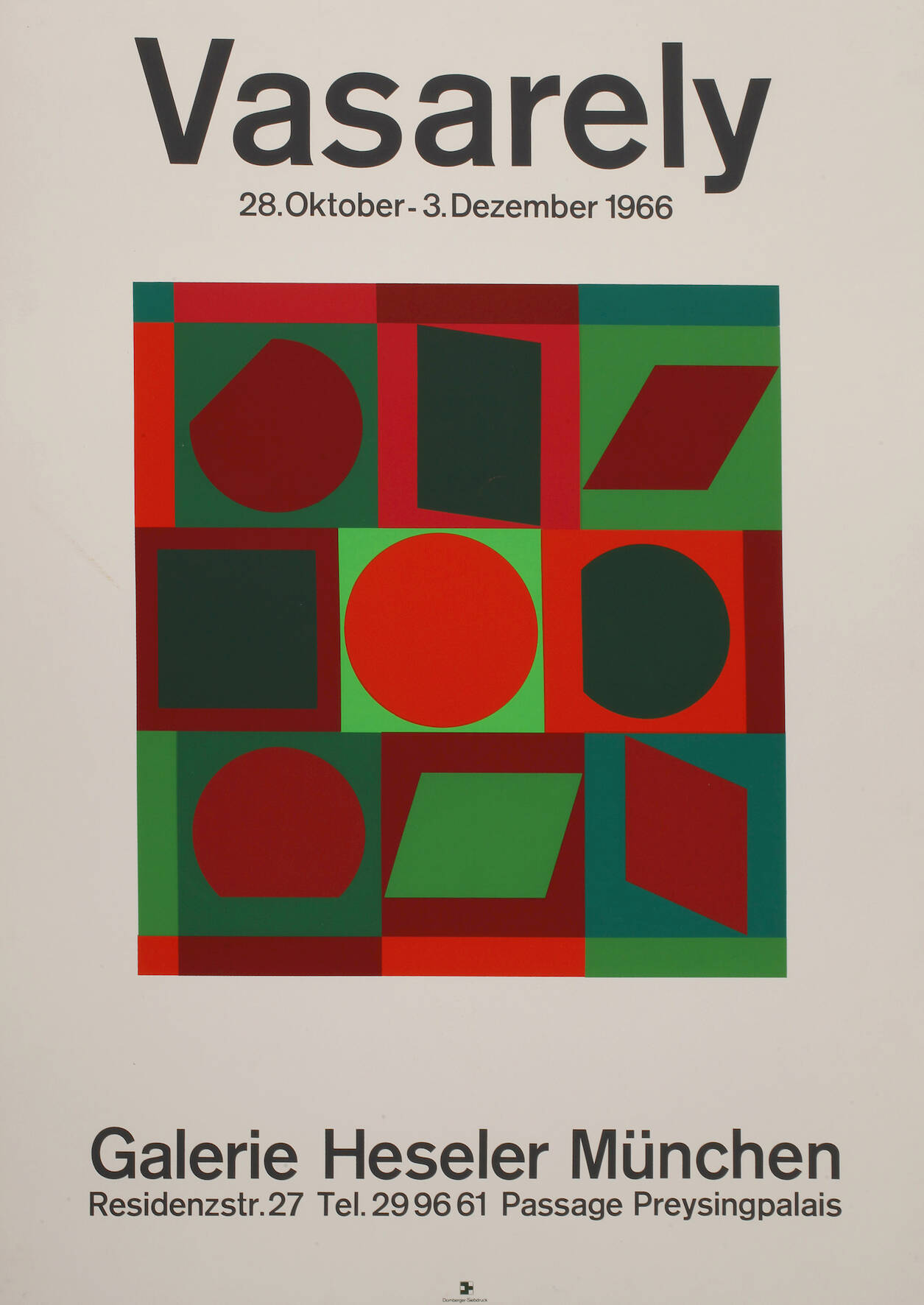 Victor Vasarely, Plakat