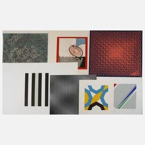 Graphikkonvolut abstrakte Kompositionen