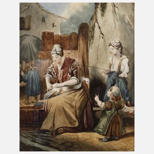 D. Apries Boulanger, Die Gänserupferin