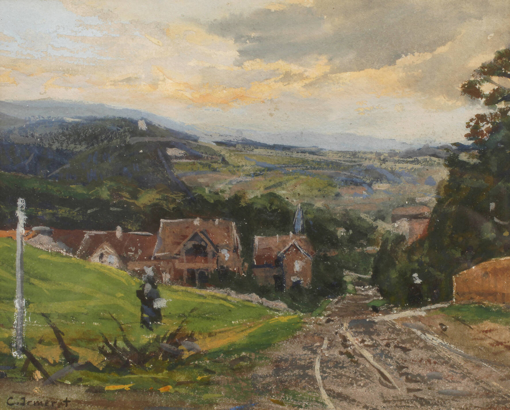 Carl Irmer, Mittelgebirgslandschaft