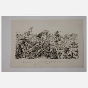 Richard Knötel, Zwei Zeichnungen