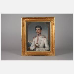 Johann Fried. Roux, attr., Junger Mann in Uniform