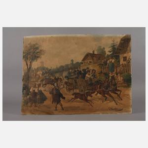 Ludwig Johann Wanke, Fröhliche Kutschfahrt