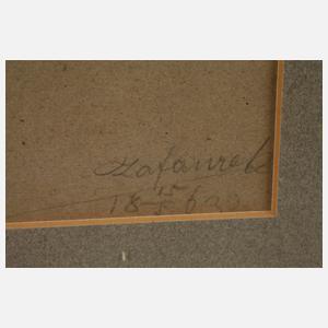 Gustav Zafaurek, Kostümstudie