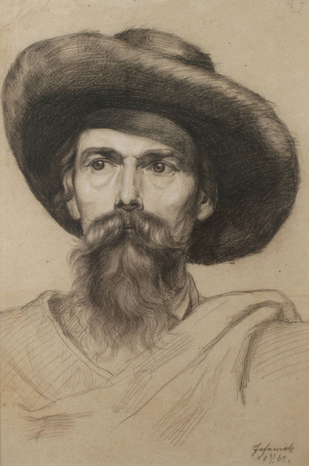Gustav Zafaurek, Herrenportrait