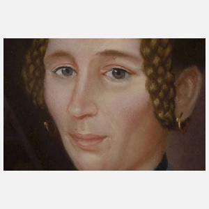 Paar Biedermeierportraits