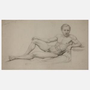 Liegender Männerakt