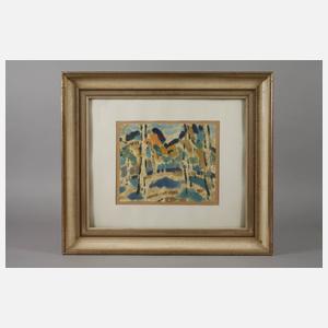 Ludwig Baehr, attr., "Pinien auf Mallorca"