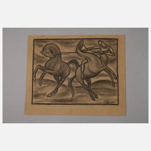 Erich Dieckmann, Zwei Pferde