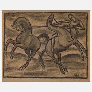 Erich Dieckmann, Zwei Pferde