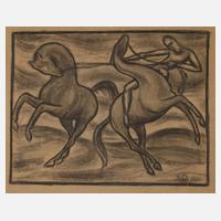 Erich Dieckmann, Zwei Pferde111