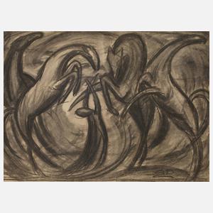 Erich Dieckmann, Sich aufbäumende Pferde