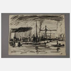 Erich Dieckmann, Hafenansicht