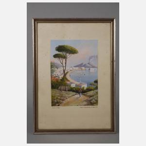 M. Gianni, "Neapel mit Vesuv"