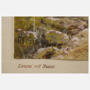 M. Gianni, "Neapel mit Vesuv"