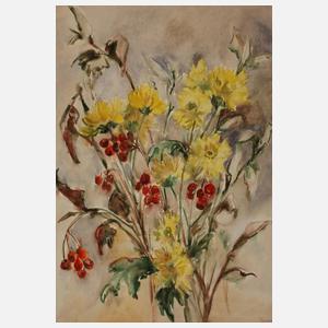 Margot Güntzel, Blumenstillleben