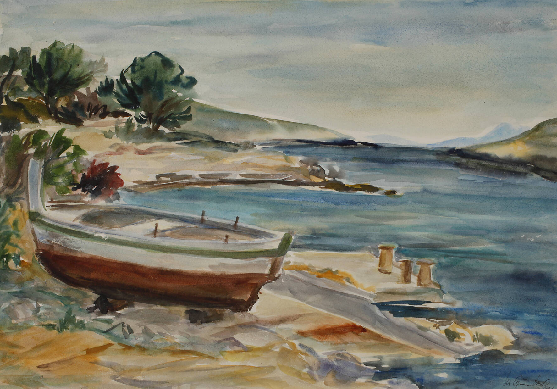 Margot Güntzel, Am Ufer