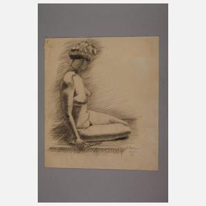 Ernst Holzhäuser, Damenakt