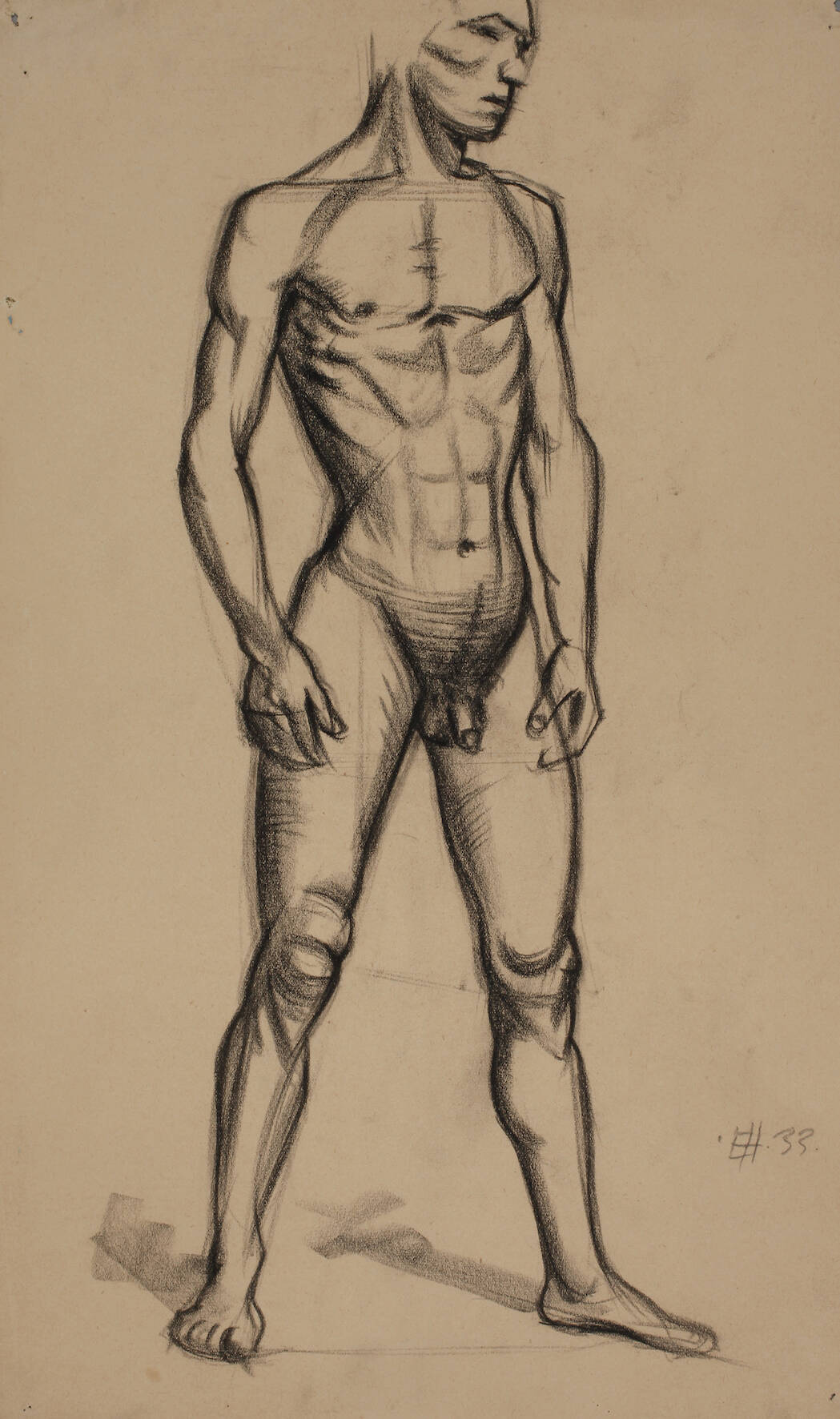 Ernst Holzhäuser, Männerakt