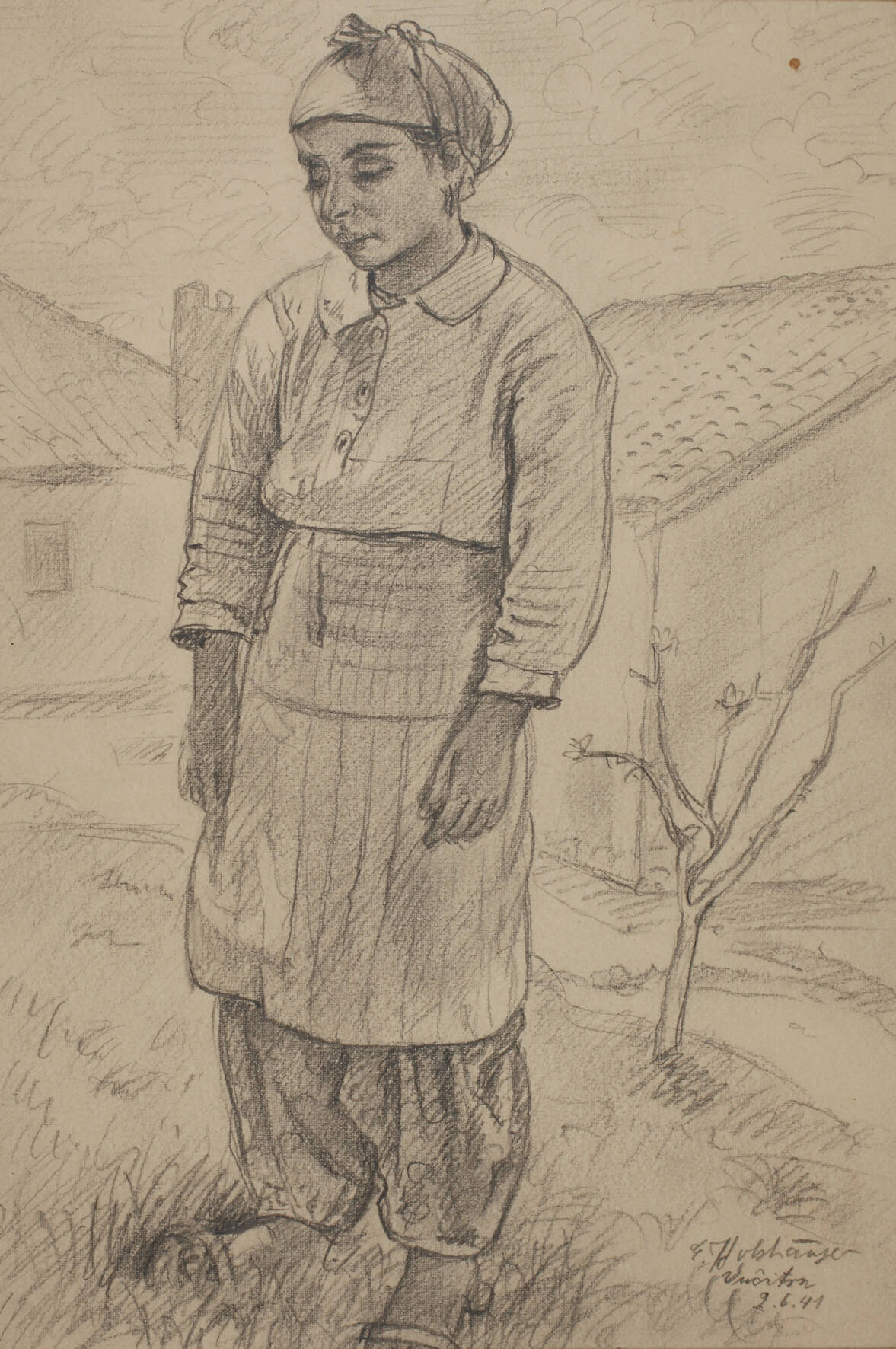 Ernst Holzhäuser, Bauernmädchen