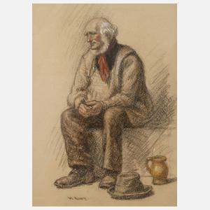 W. Hunt, Sinnender Raucher