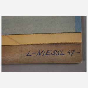 L. Niessl, Damenakt am Meer