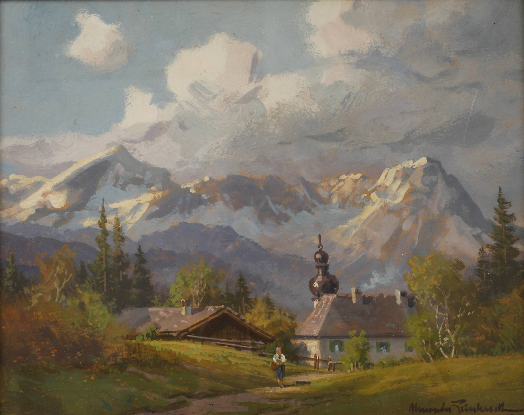 Alexander Reinhardt, Sommer in den Alpen