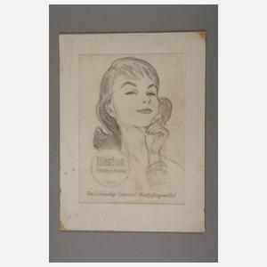 Paul Rudolph, attr., Drei Werbeentwürfe