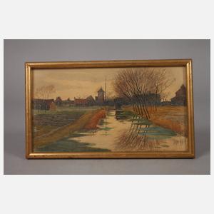 Józef Wodziński, Am Kanal