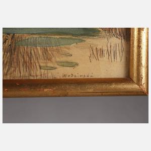 Józef Wodziński, Am Kanal