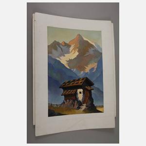 Zwei Landschaftsdarstellungen