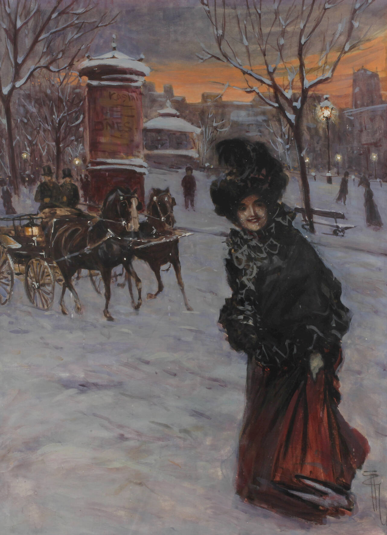 Winter in der Großstadt