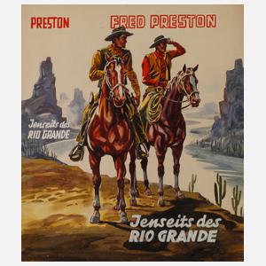 Umschlagentwurf für "Jenseits des Rio Grande"