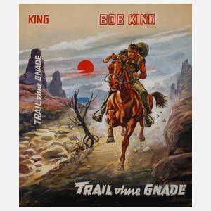 Umschlagentwurf für Bob King "Trail ohne Gnade"