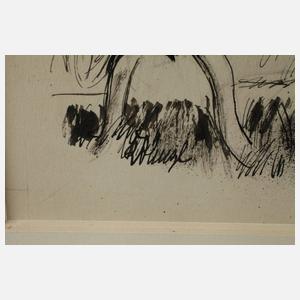 K. Dünzl, attr. "Richtig blau machen"