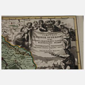 Johann Baptist Homann, Sachsenkarte