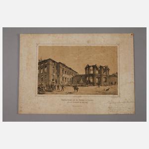 Wilhelm Bässler, Ansicht von Zwinger und Oper