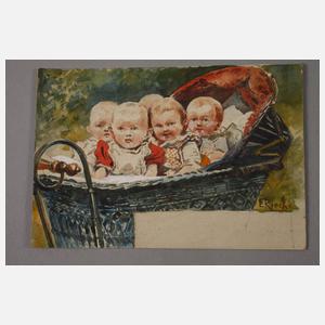 Emil Rieck, Sammlung Aquarelle