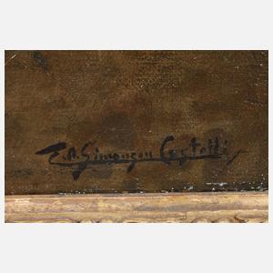 Ernst Oskar Simonson-Castelli, Junge Italienerin