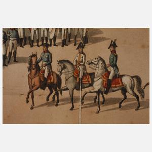 Der Marktplatz zu Leipzig am 18. Oktober 1813