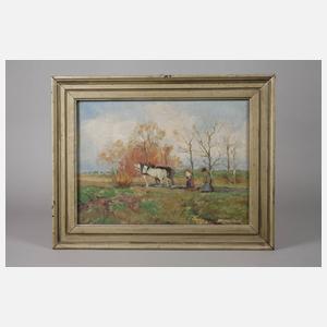 Johannes Carlé, Arbeit auf dem Feld