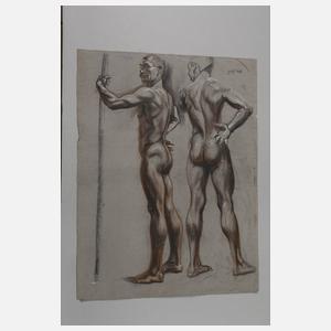 Walther Gasch, Paar Aktzeichnungen