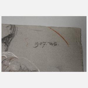 Walther Gasch, Paar Aktzeichnungen