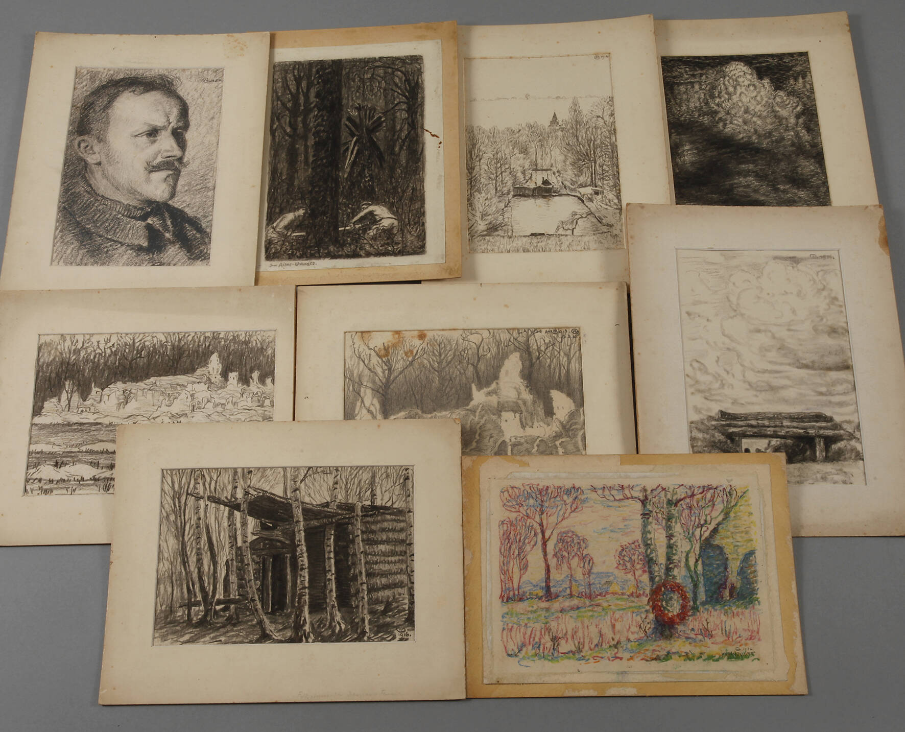 Walther Gasch, Konvolut Zeichnungen