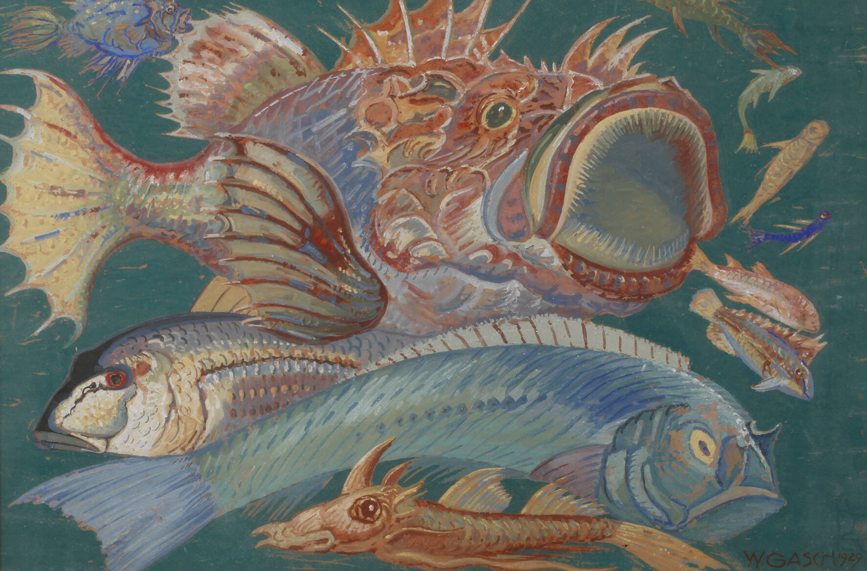 Walther Gasch, Fischstillleben